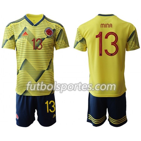 Camisetas Colombia MINA 13 Niños Primera Equipacion Copa América 2019